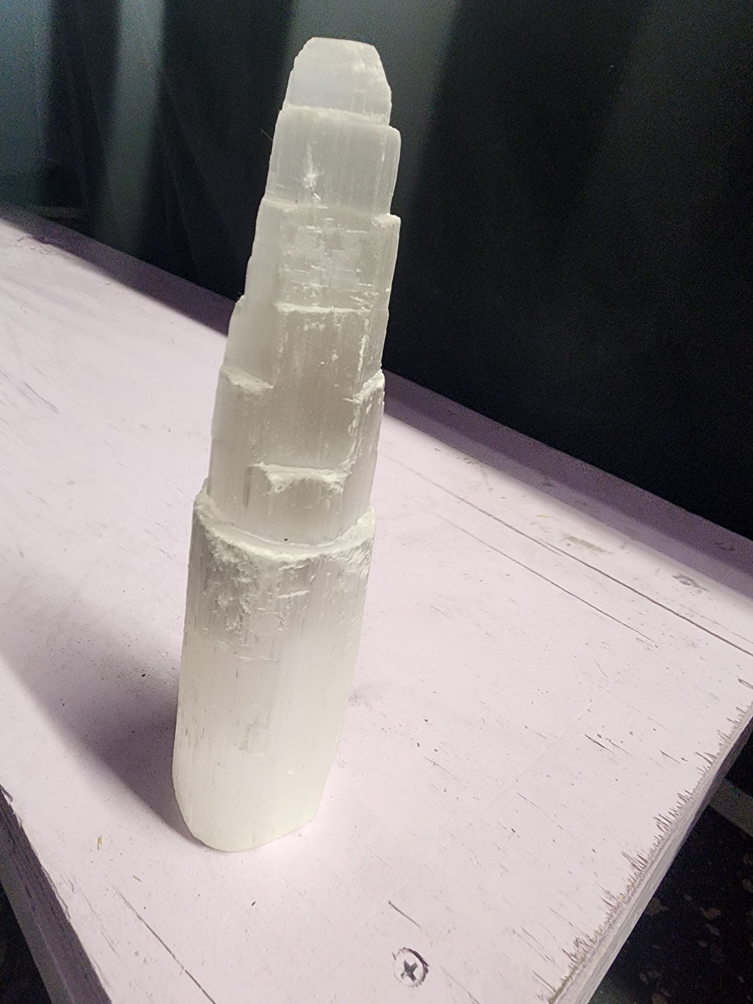 Selenite Tower Large