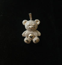 Load image into Gallery viewer, .925 Silver Bear w/ CZ Stones
