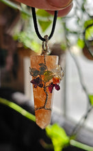 Load image into Gallery viewer, Sunstone w/ Chakra Tree of Life
