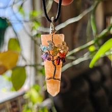 Load image into Gallery viewer, Sunstone w/ Chakra Tree of Life
