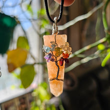 Load image into Gallery viewer, Sunstone w/ Chakra Tree of Life
