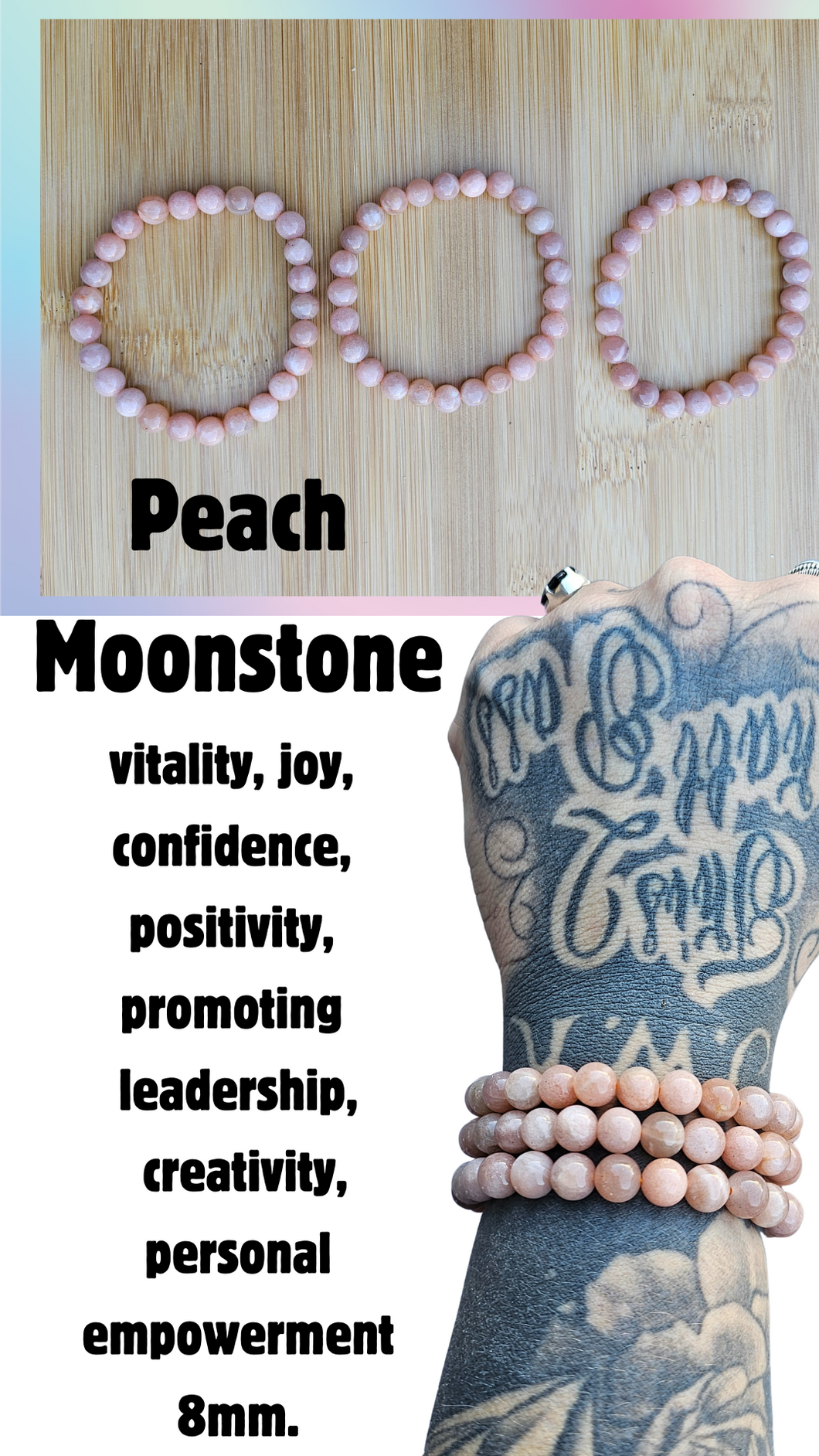 Peach Moonstone